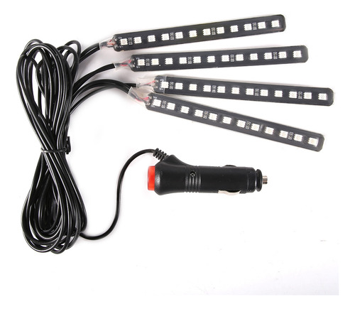 Tira De Luces Led Rgb, 12 V, 4 X 12 Smd, Control Remoto Para