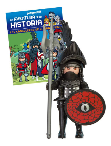 Libro Infantil Playmobil Caballeros De La Edad Media +muñeco