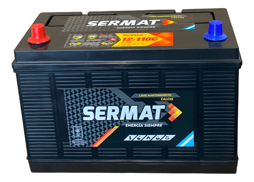 Bateria Sermat 12x110 Ford Cargo Iveco Tractor Diesel