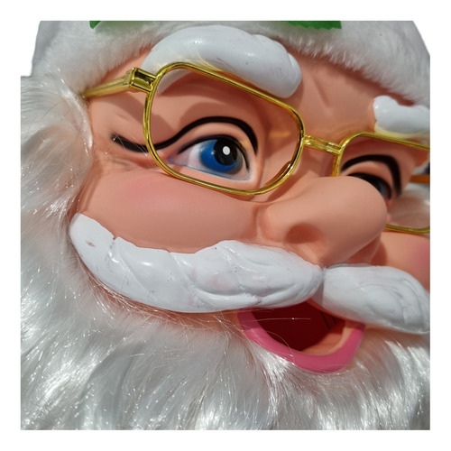 Papai Noel Musical 180cm Tamanho Real De Leia Descrição