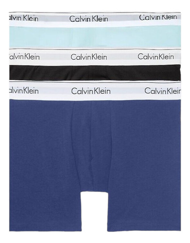 Boxer Brief Calvin Klein Algodón Paquete 3 Calzones Original