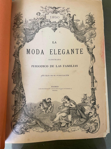 La Moda Elegante 1890 (libro De Publicaciones) Antiguo.