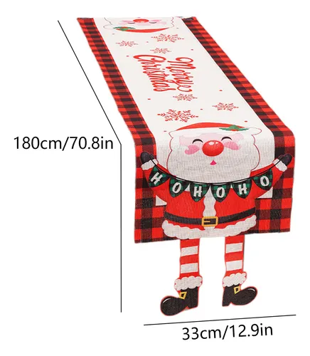 Banderas De Mesa Navideñas, Mesa Navideña Para Cocina Y Sala