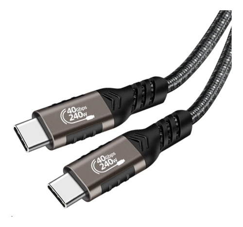 Cable Usb C Thunderbolt 4 240w 40gbps Carga Rapida Celu Pc 