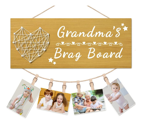 Mothers Day Grandma Gifts Grandma's Brag Board Grandma Gifts