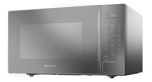 Micro-ondas 32 L Com Menu Gourmet Bms46ar Cinza Brastemp 220V