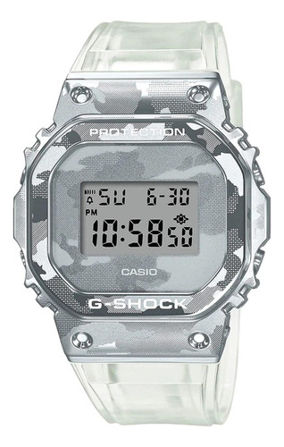 Reloj G-shock Gm-5600scm-1d Resina/acero Hombre Plateado