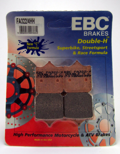 Pastilla Freno Ebc Fa322/4hh Cagiva Mito 500 08 F