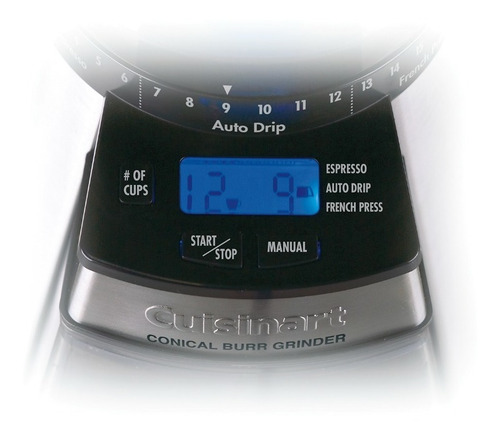 Imagen 2 de 3 de Molino Para Café Eléctrico Programable Cuisinart Cbm-18n