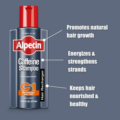 Shampoo De Cafeína Alpecin C1, 845 Fl Oz (pacote Com 3), O