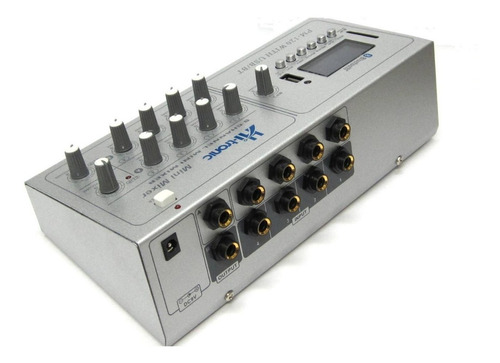 Mixer 8 Canales 4 Microfonos X2 Usb Bluetooth Control Pm120