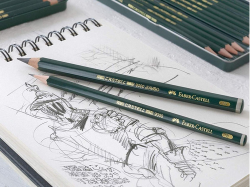 Estuche para lápices Pitt Graphite de Faber-Castell, 19 piezas, color grafito