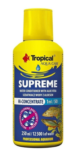 Acondicionador Anticloro Tropical Supreme 250ml Rinde 12500l