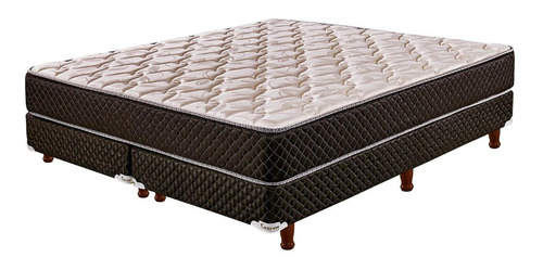 Sommier Cannon Exclusive 1 plaza 190x80cm gris y marrón