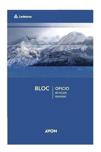 Block Avon Oficio X80 Hojas Rayadas - Woopy