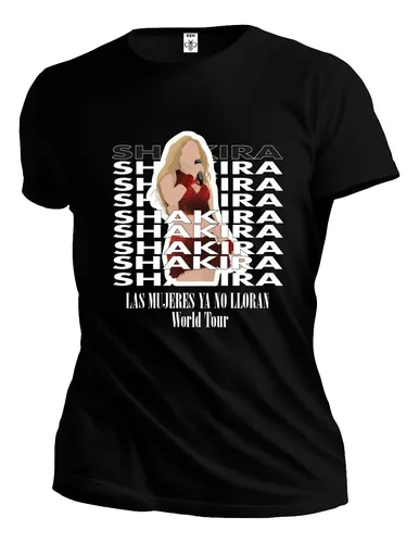 Playera Shakira 5 Las Mujeres Ya No Lloran World Tour 2025 | MercadoLibre