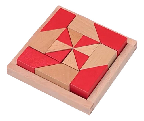 Bloques De Madera Puzzle Montessori Brain Teaser Puzzle Game