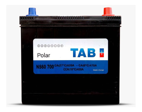 Bateria Tab Polar Ns60-700  620 Amp