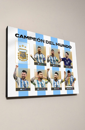 Cuadros Messi Varios Modelos 40x30 - Argentina Mundial