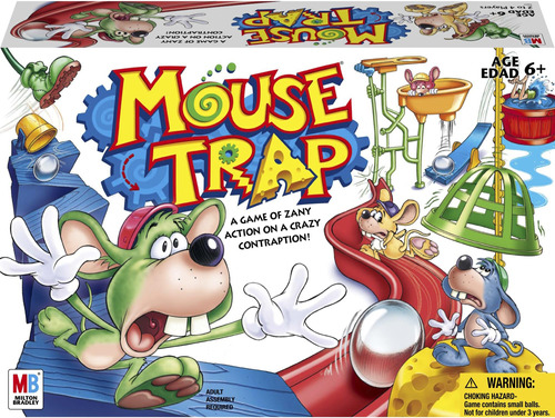 Mouse Trap Kids Board Game, Juegos De Mesa Familiares Para N