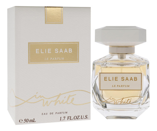 Perfume Elie Saab Le Parfum, En Color Blanco, 50 Ml, Para