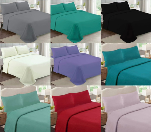 Juego De Sábanas Set 4 Piezas Invierno Polar 2 Plazas