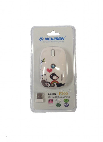 Mouse Newmen Óptico Wireless F200