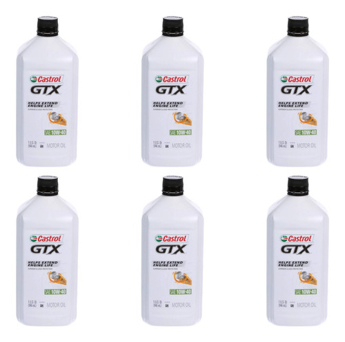Aceite Castrol Gtx 10w40 6 X 946ml