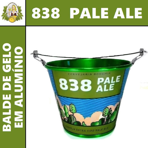 Balde De Alumínio Cerveja 838 Pale Ale 5 Litrros Cor Verde