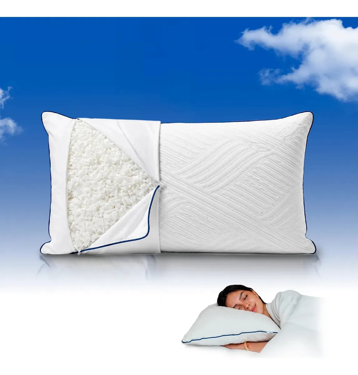 Almohada Ajustable Individual 100% Memory Foam