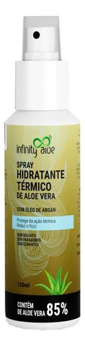 Spray hidratante térmico de aloe vera con aceite de argán 120 ml