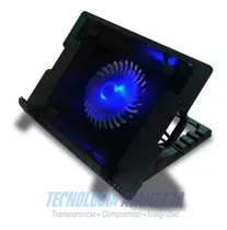 Comprar Cooler Para Laptop 1 Ventilador Led Y 5 Niveles Cybercool