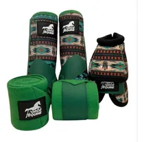 Comprar Caneleira Cloche Force Equine Estampa+par Ligas\u002Fcavalo Verde