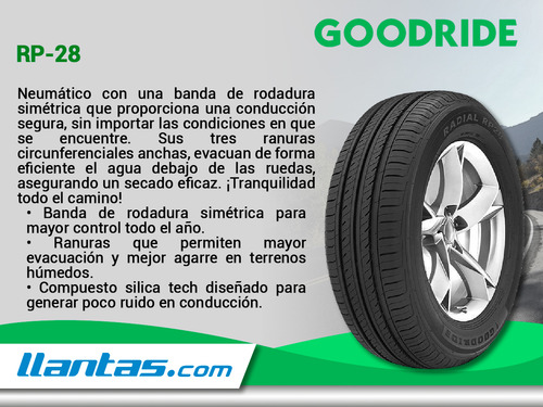 Llanta 185/65 R14 Goodride Radial Rp28