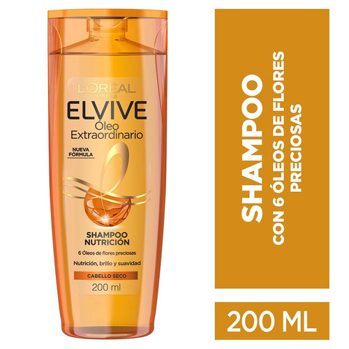 Shampoo Elvive Oleo Extraordinario Nutrición Universal 200ml