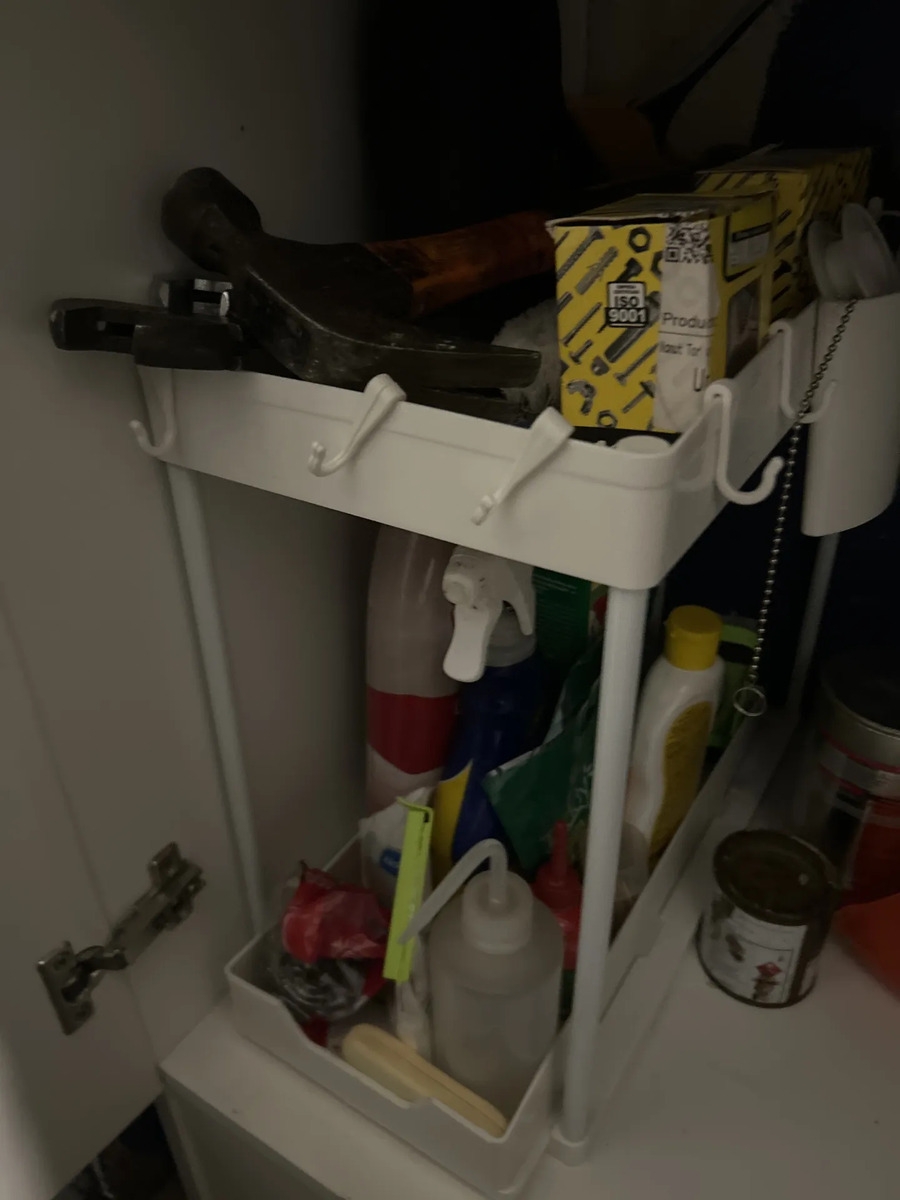 Foto real de Organizador De Baño Cocina Lavaplatos Deslizante Simple Colo