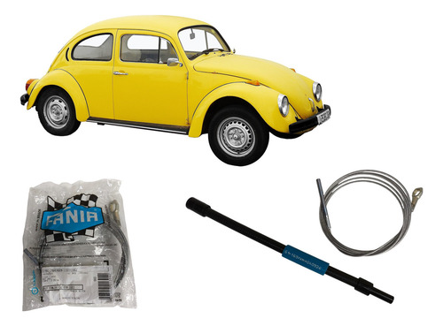 Cabo Embreagem + Flexivel Fusca 1968/... Fania 61039 61169