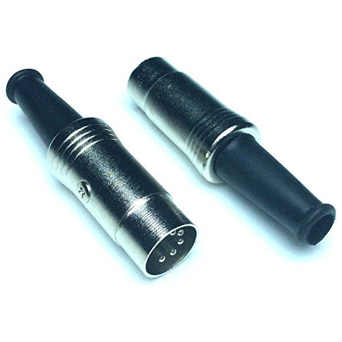 Conector De Cable Midi Con Conector Din Macho De 5 Pines Con