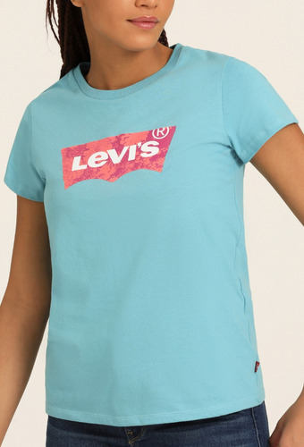Levi's Levis The Perfect Tee 173692285 Pattern Delp Women's