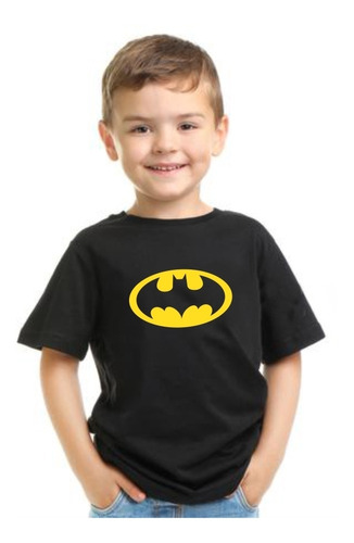 Remera De Algodón Para Niño O Niña Batman