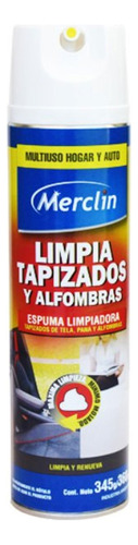 Espuma Limpia Tapizados Y Alfombras Merclin 345g G P