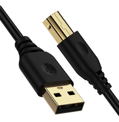 Cable De Impresora Usb 2.0 De 6 Pies, Cable Usb-a A Usb-b, C