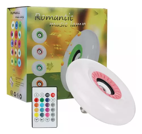 Lampara Led Parlante Luces Rgb Control Remoto Bluetooth 13 W – MHAZZ