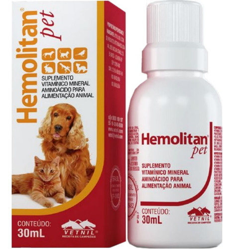 Vetnil Hemolitan 30 Ml  - Envíos A Todo Chile