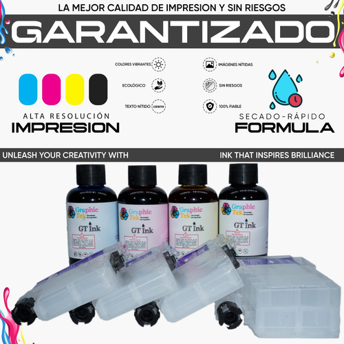 Cartuchos Rellenable Compatible Brother Lc404 J1205w J1215w