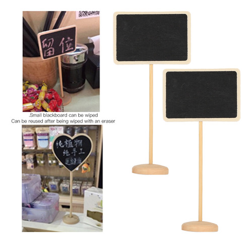 Tarjetas De Mesa Tipo Pizarra, 10 Unidades, Miniletreros De