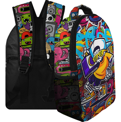 Morral Mochila Maleta Juvenil Diseños Personalizados Stile 3