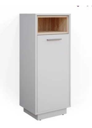 Tolva Mueble Organizador De Baño Moderno Auxiliar  Tb-014 Ch