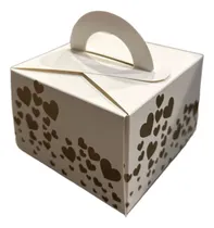 Comprar Maletines Corazón Ideal Souvenir Masas Muffis 12x12x8 X 50u