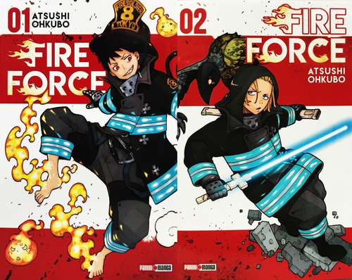 Manga Fire Force Tomos 1 Y 2 Panini Español